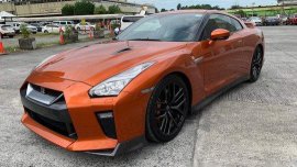 Orange Nissan Gt-R 2017 for sale in Pasig 