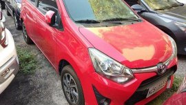 Red Toyota Wigo 2018 for sale in Quezon City