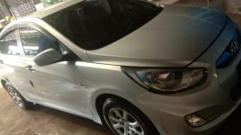 Silver Hyundai Accent 2013 for sale in Manual