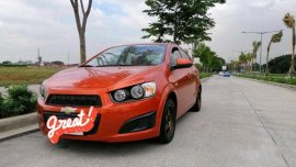 Selling Orange Chevrolet Sonic 2014 in Taguig