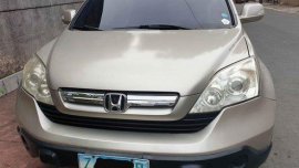 Sell Beige 2007 Honda Cr-V in San Roque