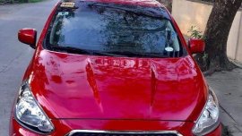 Red Mitsubishi Mirage 2018 for sale in Manual