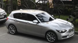 Pearl white Bmw 118I 2013 for sale in Muntinlupa