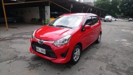 Red Toyota Wigo 2019 for sale in Manual