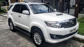 White Toyota Fortuner 2014 for sale in Automatic