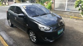 Selling Grey Mitsubishi Mirage 2013 in Quezon City