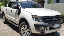 White Ford Ranger 2015 for sale in Manual