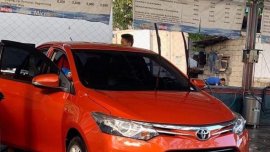 Orange Toyota Vios 2013 for sale in Manila