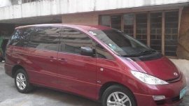 Red Toyota Previa 2004 for sale in Las Piñas