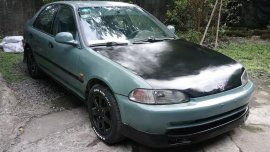 Blue Honda Civic 1995 for sale in Quezon City