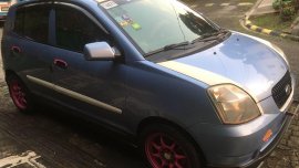 Sky blue Kia Picanto 2005 for sale in Manila