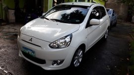 Selling White Mitsubishi Mirage 2013 in Manila