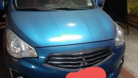 Blue Mitsubishi Mirage 2015 for sale in Manual