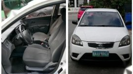 White Kia Rio 2011 for sale in Quezon City