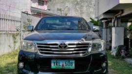 Black Toyota Hilux 2012 for sale in Manual