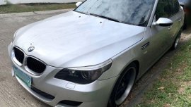 Silver Bmw 530D 2004 for sale in Automatic