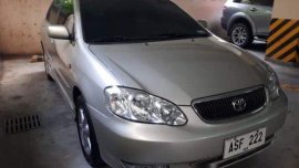 Silver Toyota Corolla Altis 2002 Automatic for sale 