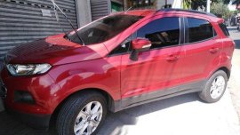 Selling Red Ford Ecosport 2017 Automatic Gasoline 