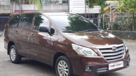 Sell Brown 2015 Toyota Innova at 78000 km 