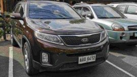 Brown Kia Sorento 2014 Automatic for sale 