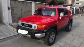 Red Toyota Fj Cruiser 2018 Automatic for sale