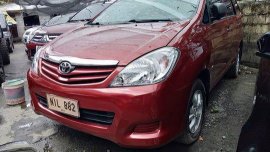 Red Toyota Innova 2009 for sale in Quezon City