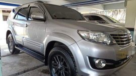 Silver Toyota Fortuner 2015 for sale in Batangas