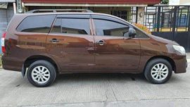 Brown Toyota Innova 2015 Manual for sale