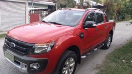 Orange Ford Ranger 2013 Automatic for sale