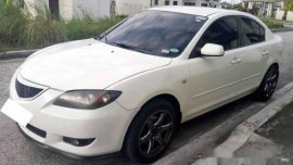 White Mazda 3 2006 for sale in Calamba