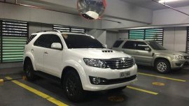 White Toyota Fortuner 2015 Automatic for sale 