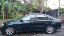 Selling Green Honda Civic 2001 Automatic Gasoline 