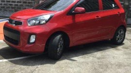 Red Kia Picanto 2017 Automatic for sale 