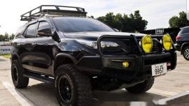 Black Toyota Fortuner 2016 for sale in San Jose 