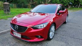 Red Mazda 6 2014 for sale in Parañaque