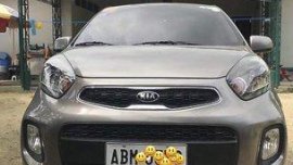 Grey Kia Picanto 2015 Manual for sale 