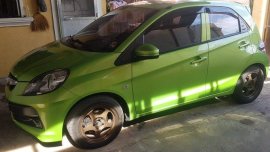 Selling Green Honda Brio 2016 at 35000 km