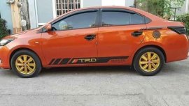 Orange Toyota Vios 2016 for sale in Pasig