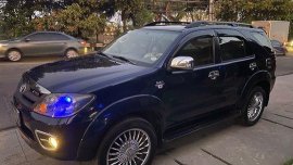 Selling Blue Toyota Fortuner 2006 at 108000 km 