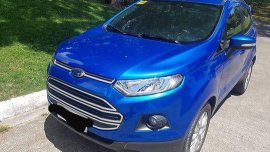 Selling Blue Ford Ecosport 2017 at 25000 km
