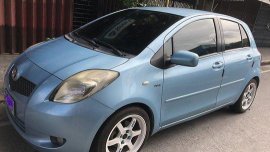 Blue Toyota Yaris 2008 Manual for sale 