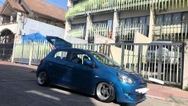Blue Mitsubishi Mirage 2014 Manual for sale