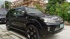 Black Toyota Fortuner 2008 for sale in Paranaque City