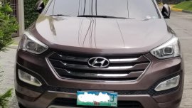 Purple Hyundai Santa Fe 2013 for sale in Automatic