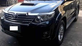 Black Toyota Fortuner 2013 for sale in Automatic