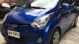 Blue Hyundai Eon 2015 for sale in Manual