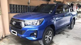 Blue Toyota Hilux 2019 for sale in Automatic
