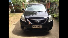 Black Nissan Almera 2014 Sedan for sale in Manila