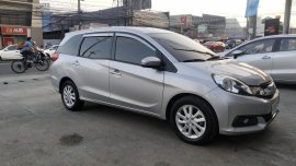 Silver Honda Mobilio 2015 SUV / MPV for sale in Manila