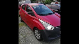 Red Hyundai Eon 2014 Hatchback for sale in Manila